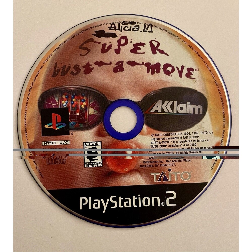 Super Bust-A-Move - Loose Sony PS2 Playstation 2 Game Disc